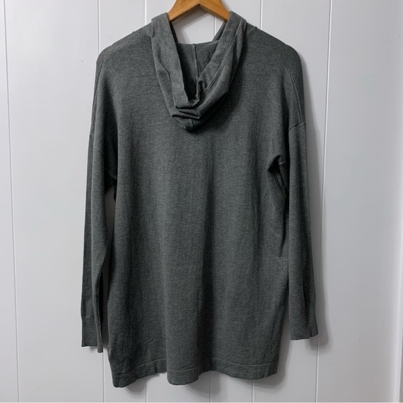 NWT Masai Floris Top Jumper Long Sleeve Hood Grey Knit Soft Straight Loose Comfy - Picture 6 of 10